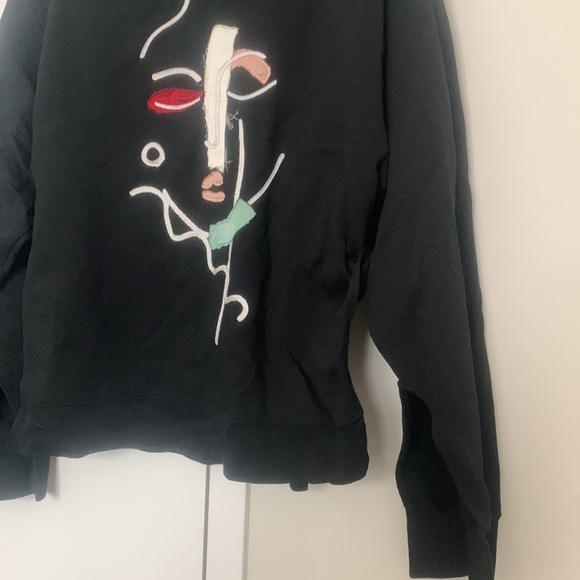 Ports 1961 - Black Side Slide Abstract Sweatshirt - Picture 8 of 10